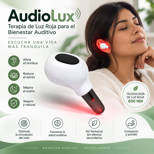 AudioLux - Terapia de Luz Roja para Tinnitus y el Bienestar Auditivo
