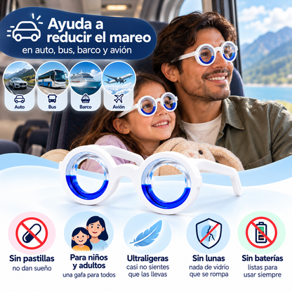 Gafas Anti Mareo para Niños y Adultos