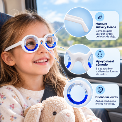 Gafas Anti Mareo para Niños y Adultos