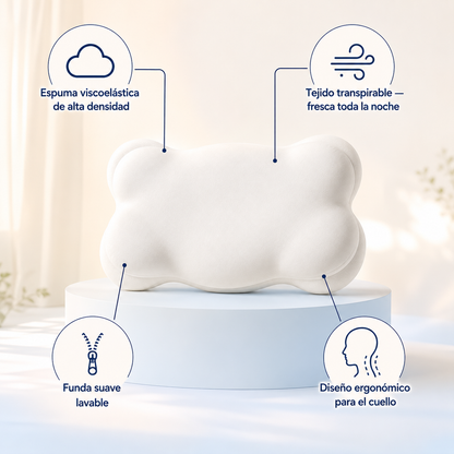 NUVA - Almohada Ergonómica de Memory Foam