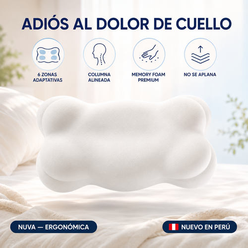 NUVA - Almohada Ergonómica de Memory Foam