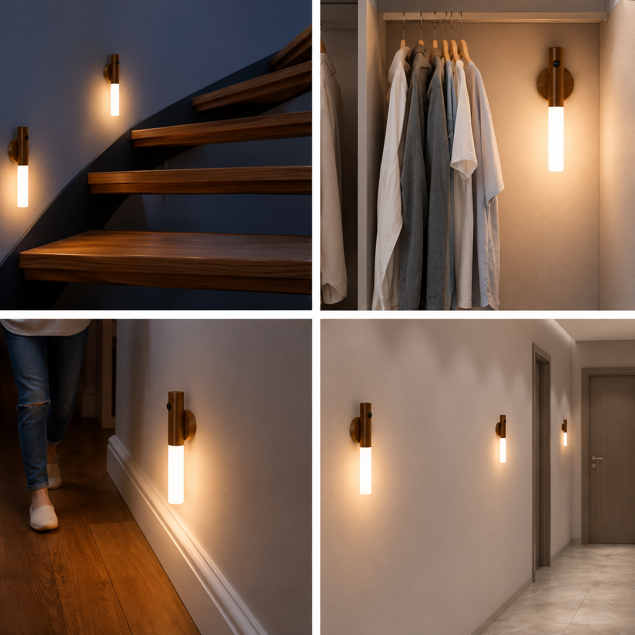LÁMPARA LED CON SENSOR DE MOVIMIENTO - PACK DE 2