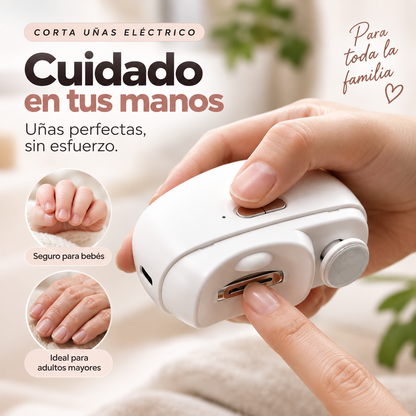 AutoClip - Cortaúñas Eléctrico Familiar 4 en 1