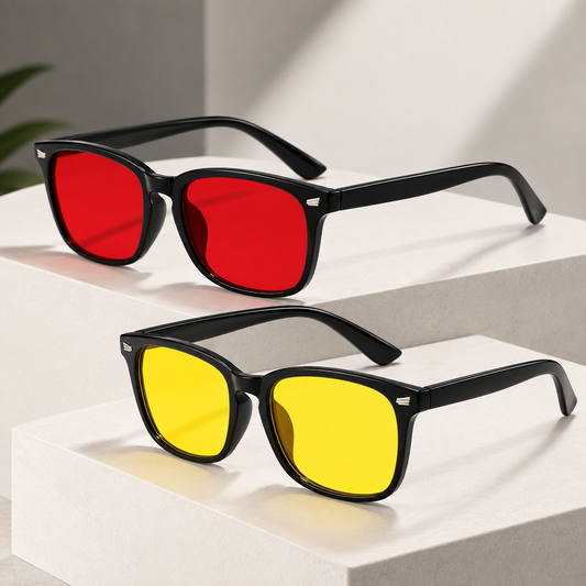 Lentes LUMEN CHROME — Sistema Día & Noche · Filtro de Luz Azul + UV400