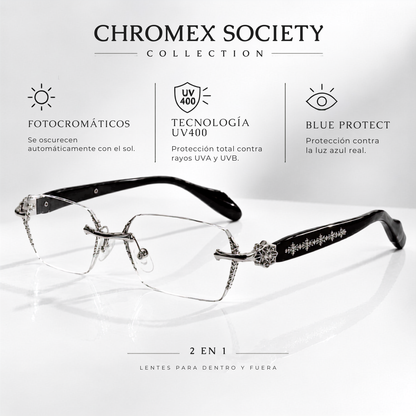 Chromex Noir - Lentes Fotocromáticos Premium con Filtro UV400