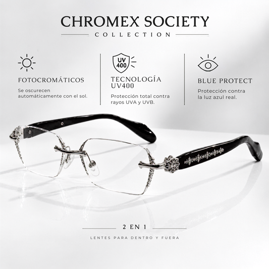 Chromex Noir - Lentes Fotocromáticos Premium con Filtro UV400
