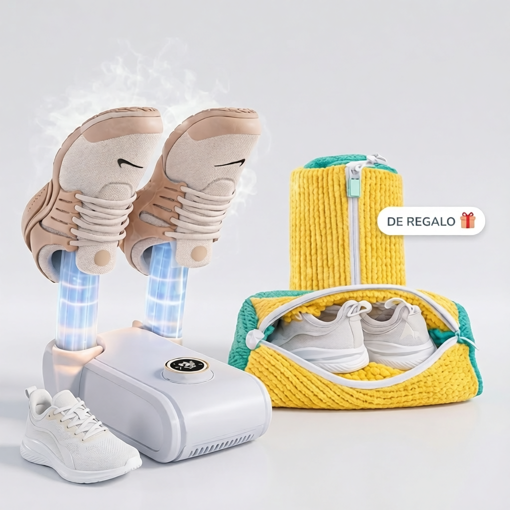 Secador Eléctrico de Zapatillas + Funda de Lavado